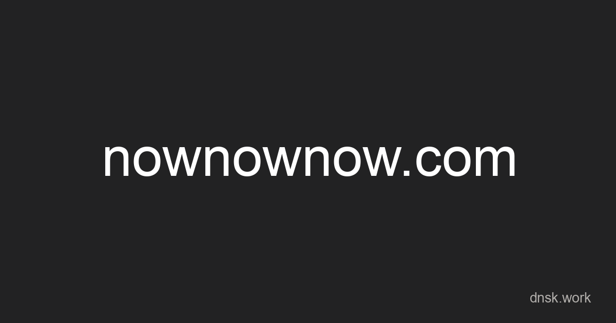 nownownow.com