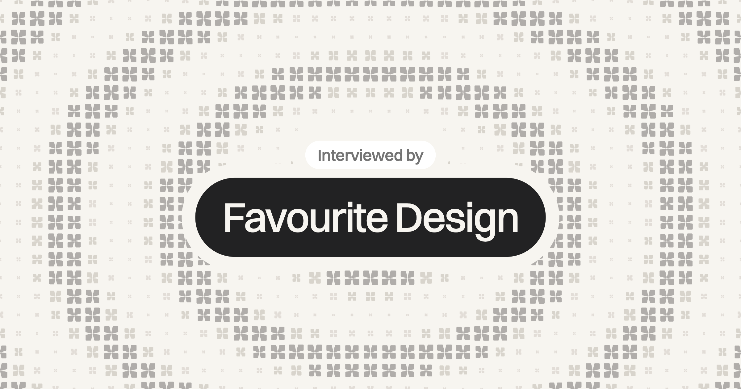 Favourite Design interviewed Tanya on design practice