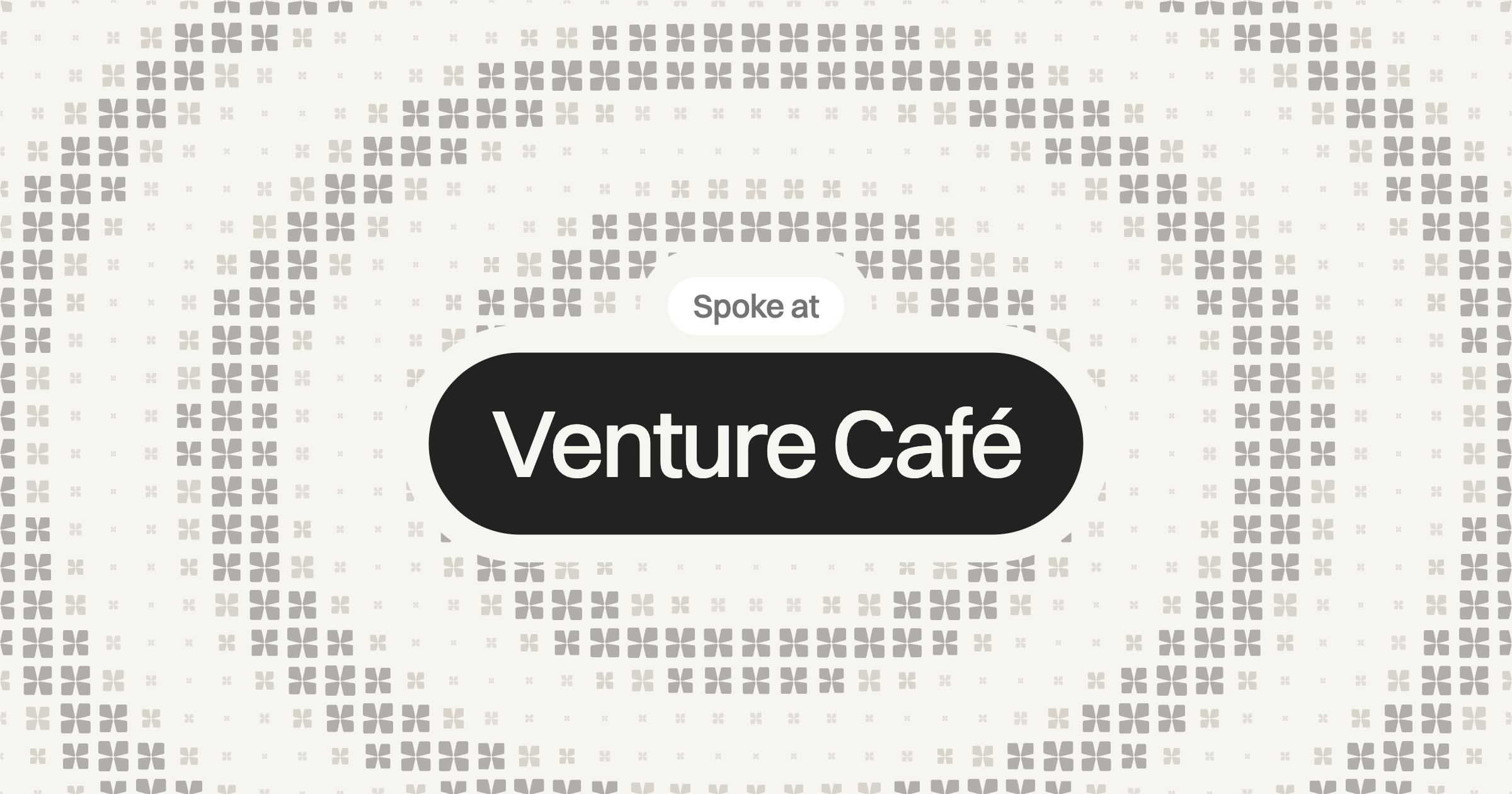 Tanya spoke at Venture Café London